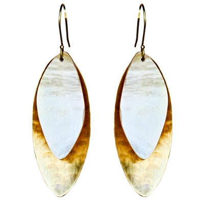 Dona Earring, Mother of Pearl - Light