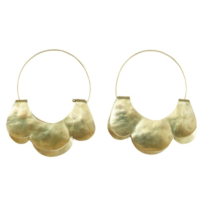 Yucca Earring - Scalloped