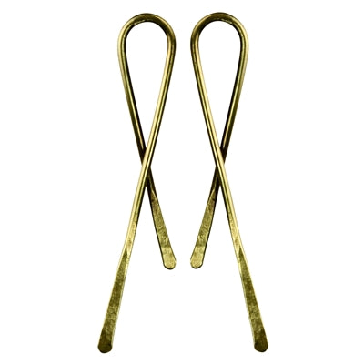Fold Over Post Earring