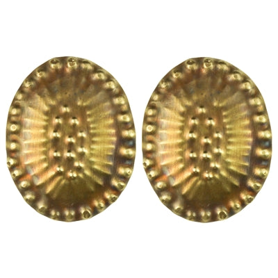 Obara Post Earring, Oval