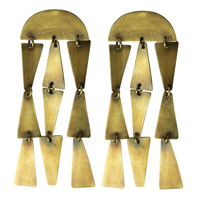 Summit Earring, Dangling Trapezoids