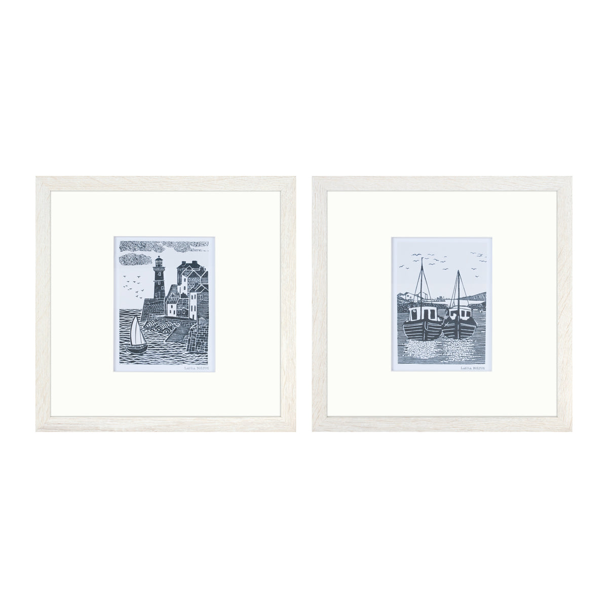 Framed Seascape (S/2)