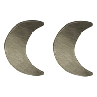 Gia Moon Post Earring, Silver