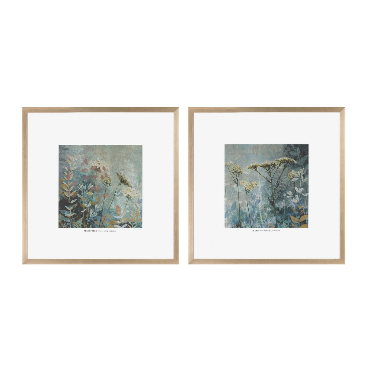 Framed Floral Print (S/2)
