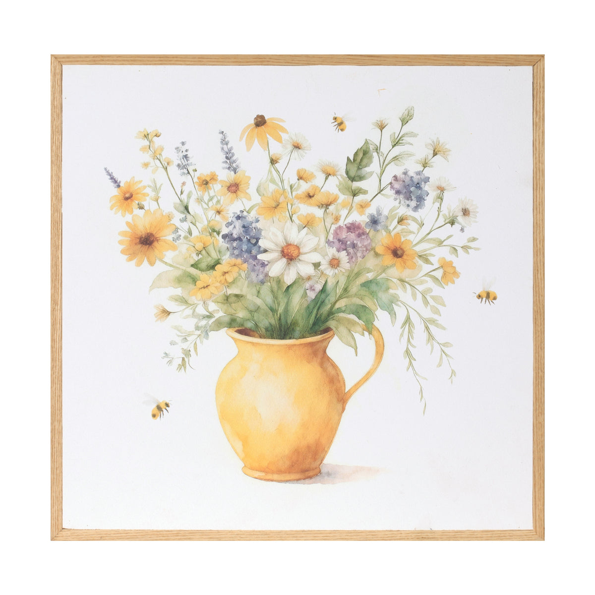 Floral Pitcher Plaque