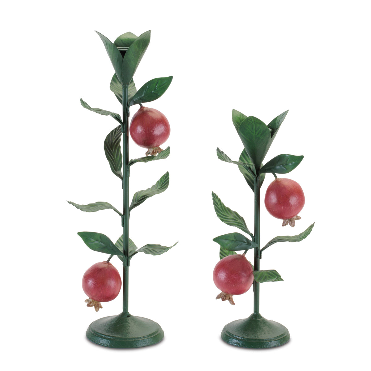 Pomegranate Candle Holder (S/2)