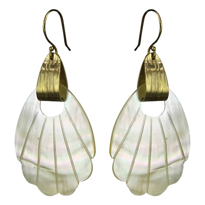 Petal Mother of Pearl Earring