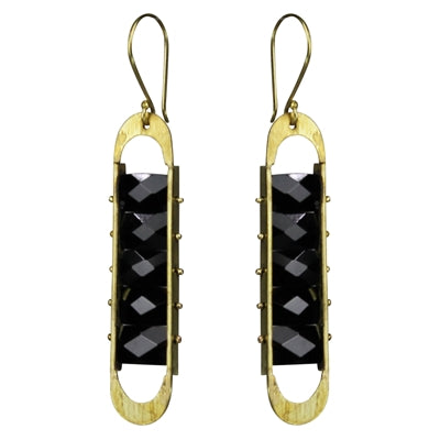 Capsule Earring, Onyx