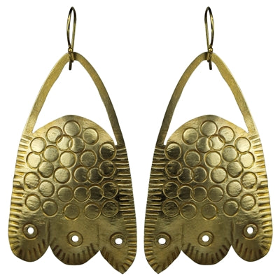 Mali Earring, Brass