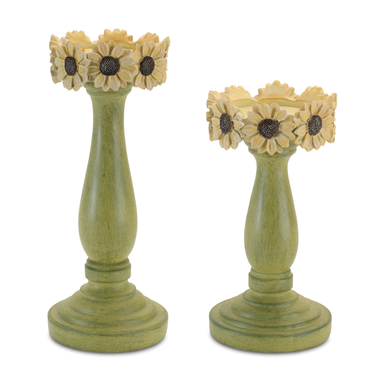 Sunflower Candle Holder (S/2)