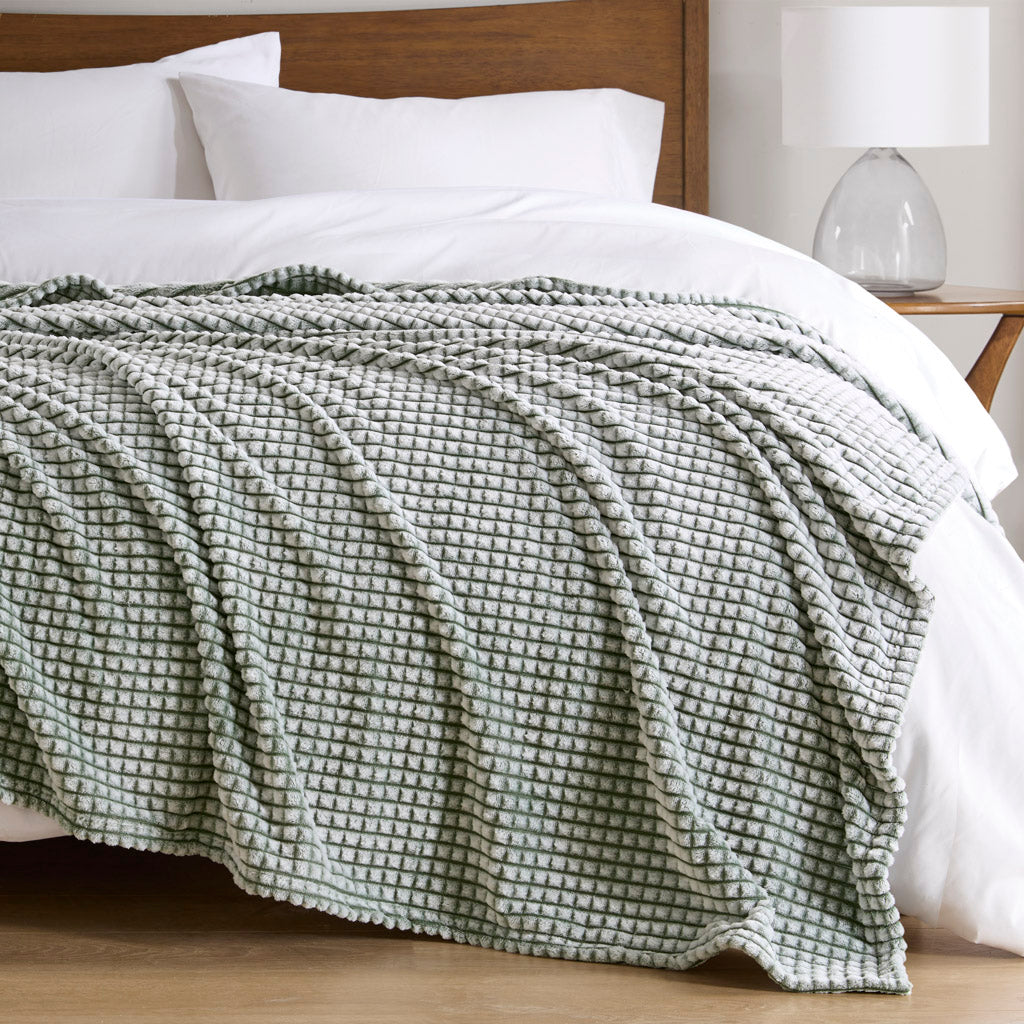 Carved Plush Blanket