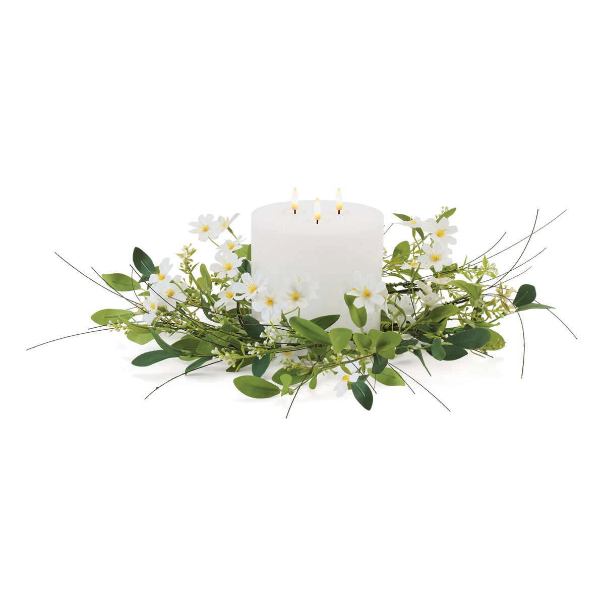 Mini Floral Candle Ring
