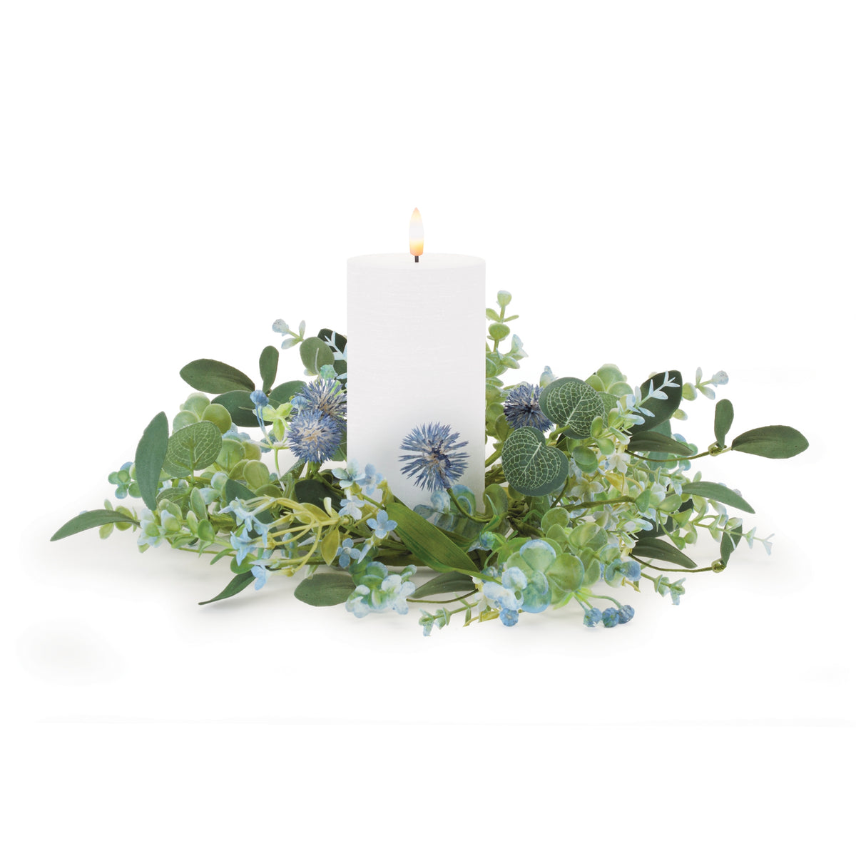 Mixed Floral Candle Ring