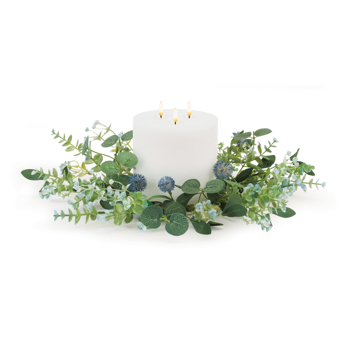 Mixed Floral Candle Ring