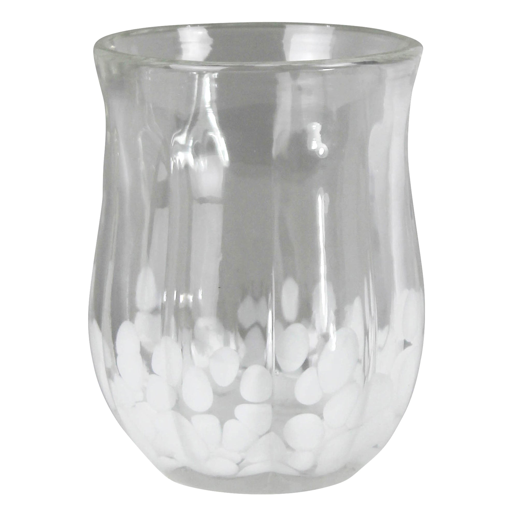 Votive with Speckled Bottom, Glass