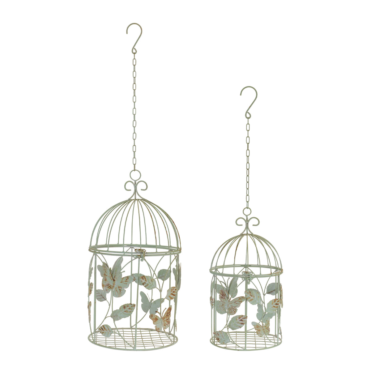 Birdcage w/Butterfly (S/2)