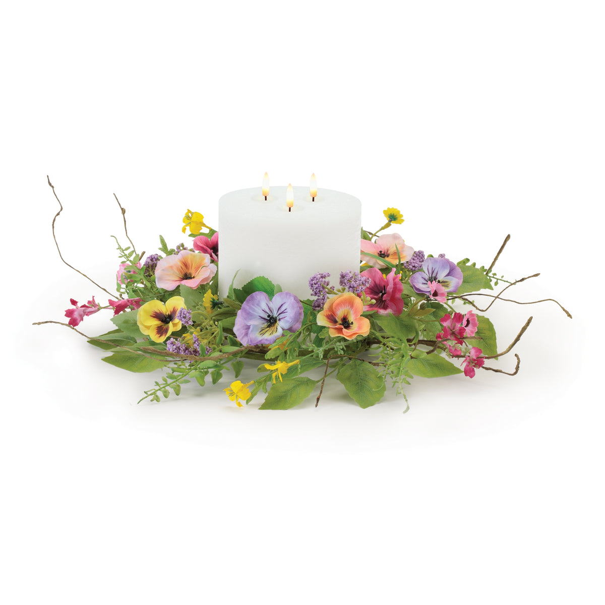 Pansy Candle Ring
