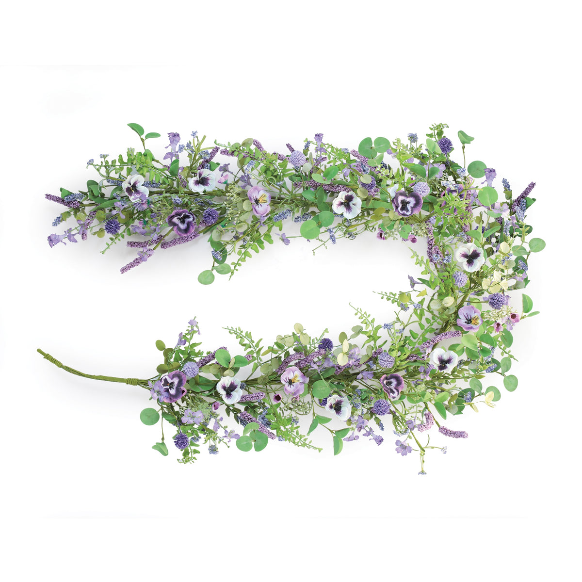 Mixed Pansy Garland