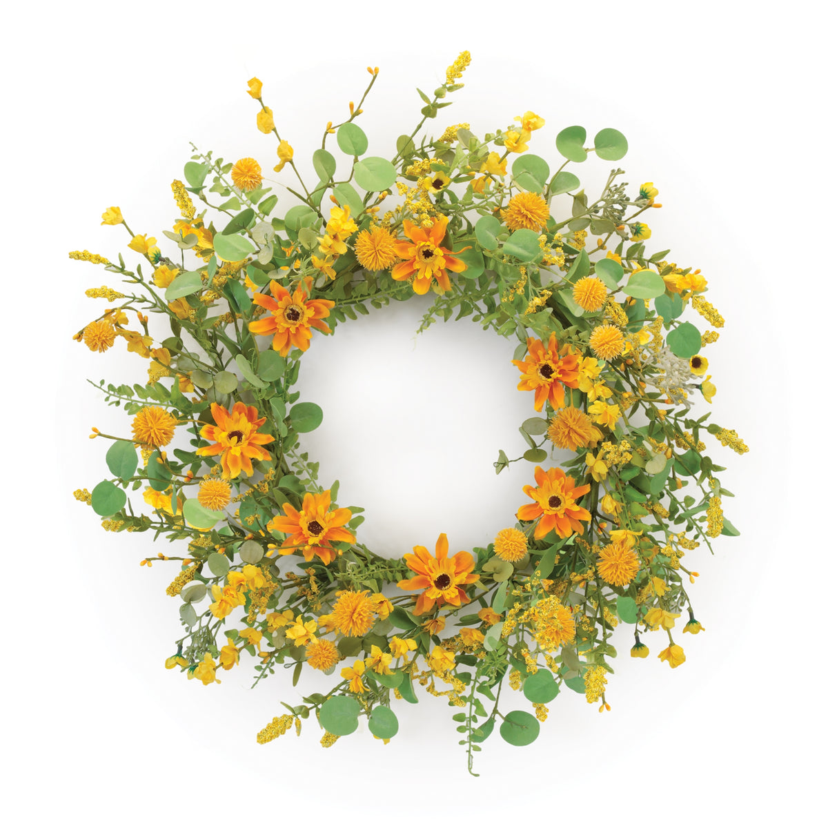 Mixed Floral Wreath