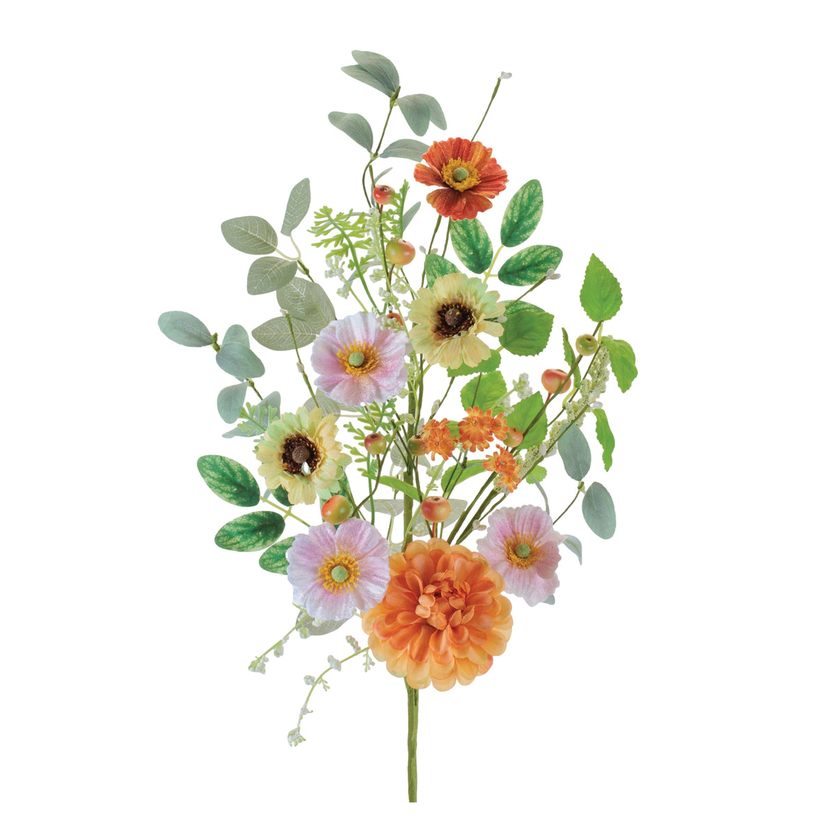 Mixed Zinnia/Cosmos Spray