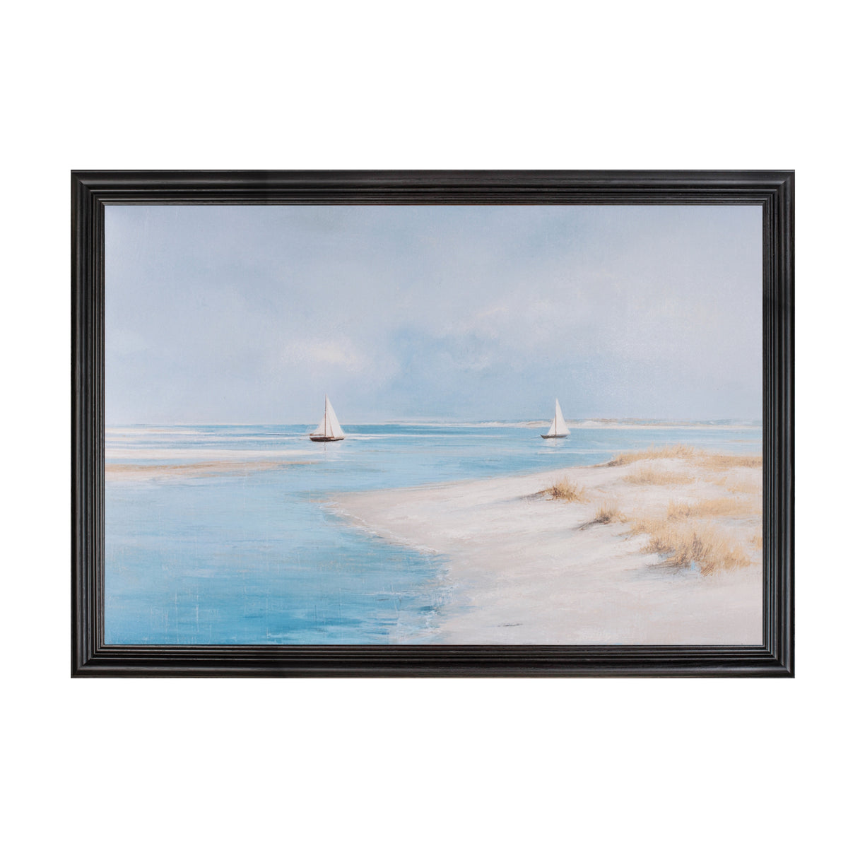 Oceanscape w/Sailboats Frame