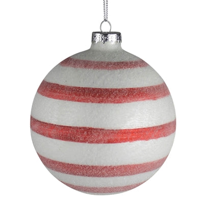 Sugared Stripe Ornament