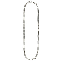 Carter Chain with Clasp, Silver - 26”