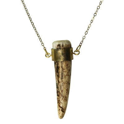 Shed Antler Necklace