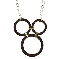Lomas Pendant, Dark Wood