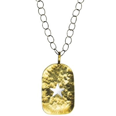 Gia Necklace, Star and Mother of Pearl