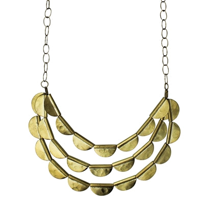 Necklace - 3 Tabbed Rows