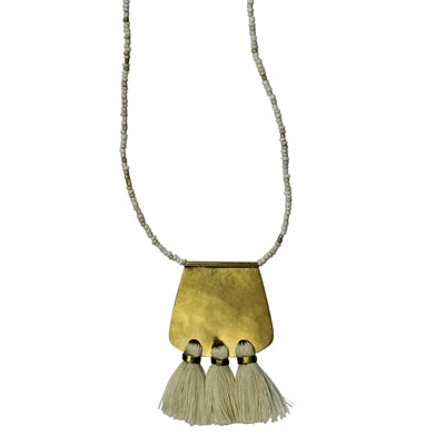 Pendant Pendant with White Tassels