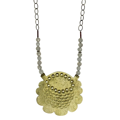 Rata Pendant, White Onyx
