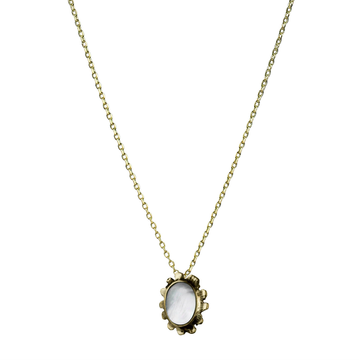 Necklace & MOP Medallion - Cosmo