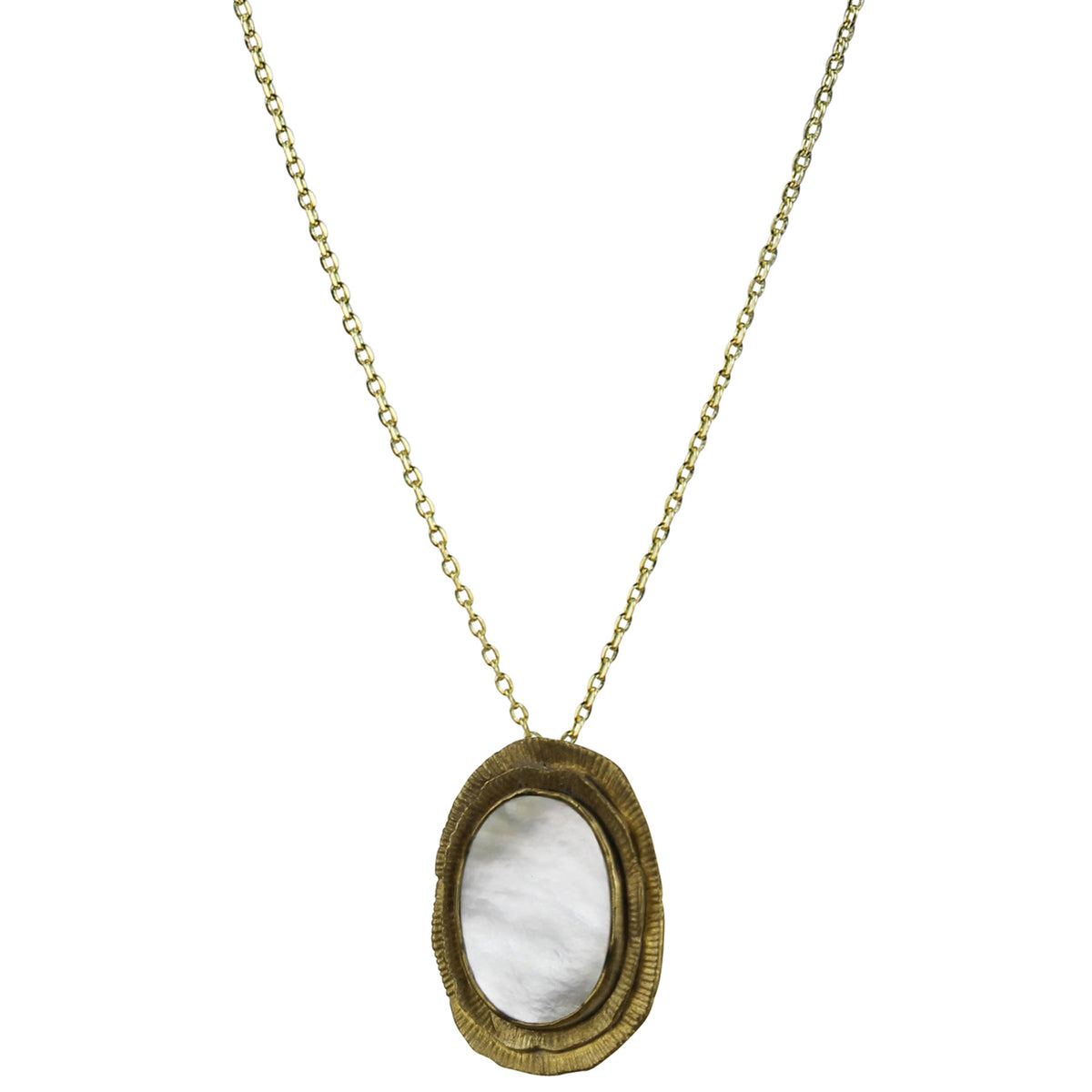 Necklace & MOP Medallion - Cleo