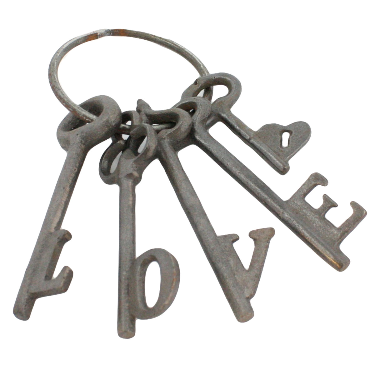 Love Keys - Cast Iron - Natural