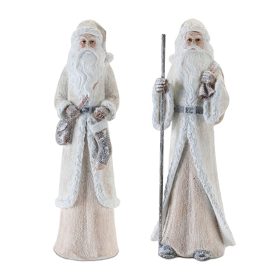 Santa (S/2) 16.5”H Resin