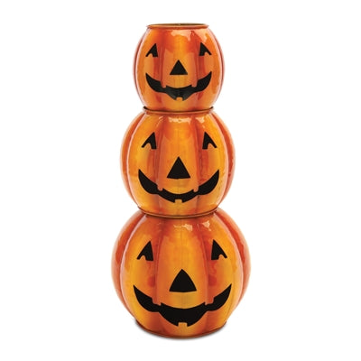 Jack-o-Lantern (S/3) 6.75"H, 8.25"H Iron
