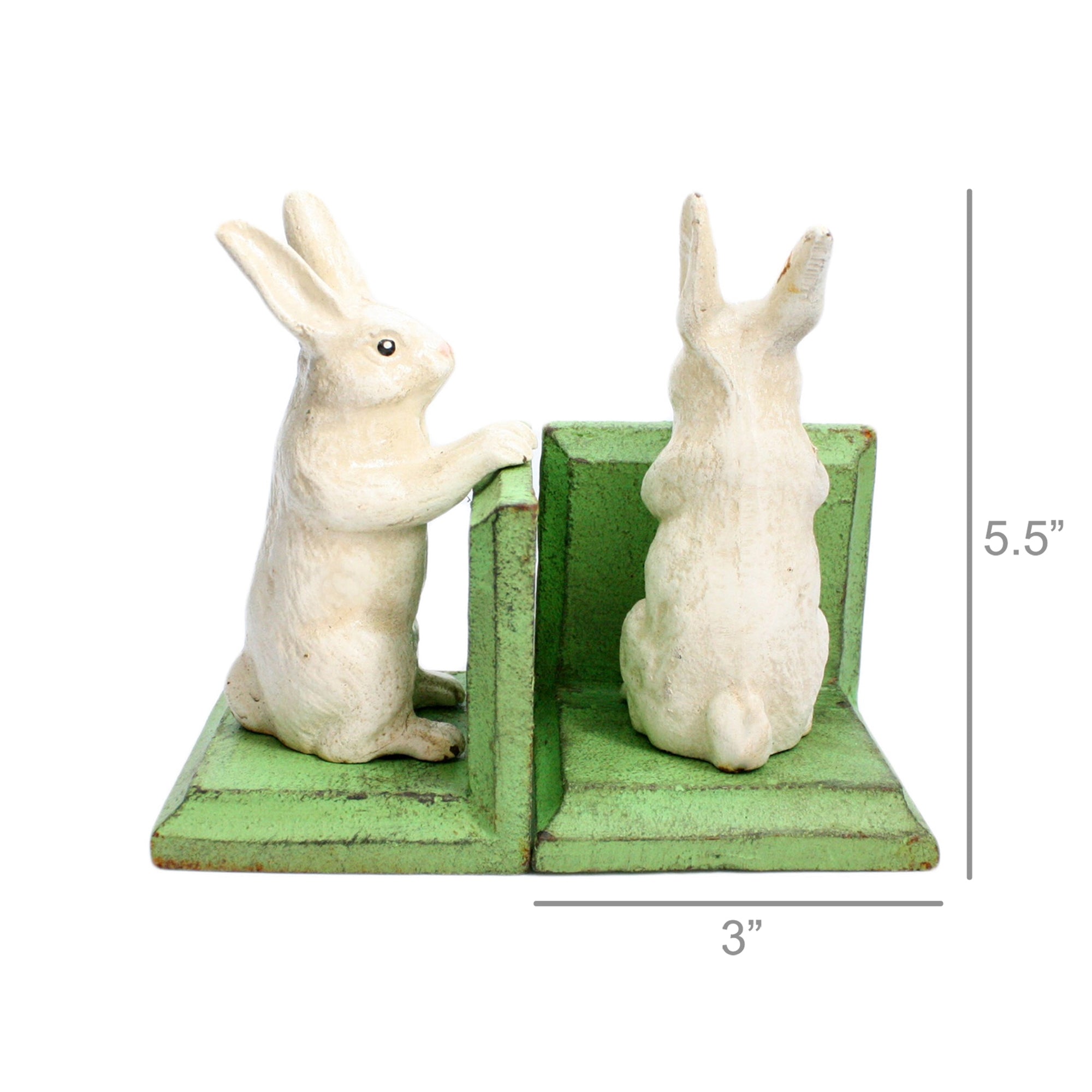 Peeping Bunny Book Ends
