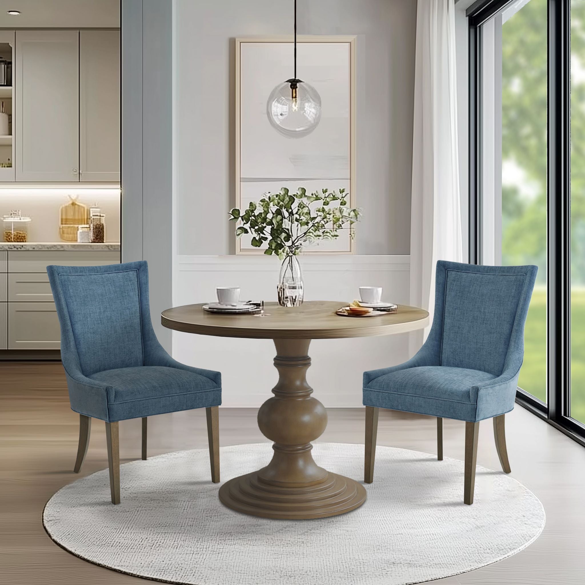 Ultra Upholstered Dining Chair with Nailhead Trim