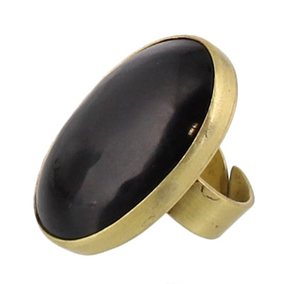 Bezel Set Ring - Horn