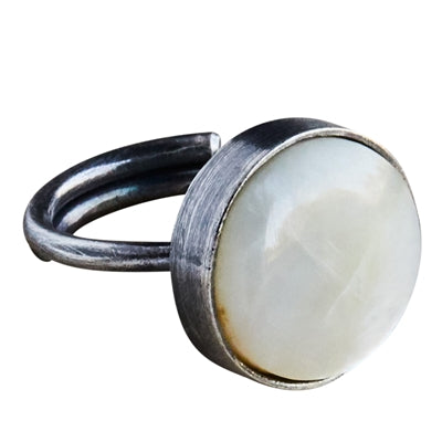 Penny Ring, Mother of Pearl - Light