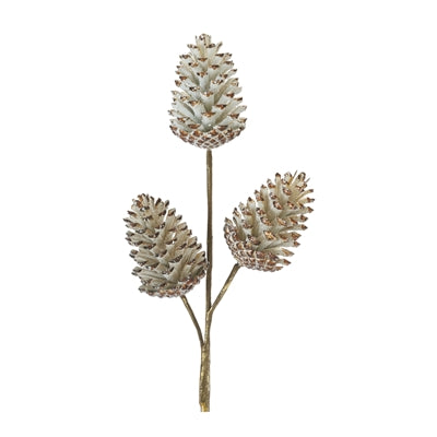 Pine Cone Spray 22”H Plastic