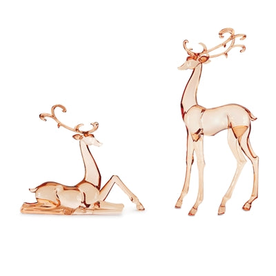 Deer (S/2) 11"H, 18"H Acrylic
