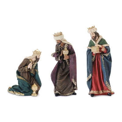 Wisemen (S/3) 10.5"H, 14.5"H, 15.5"H Resin