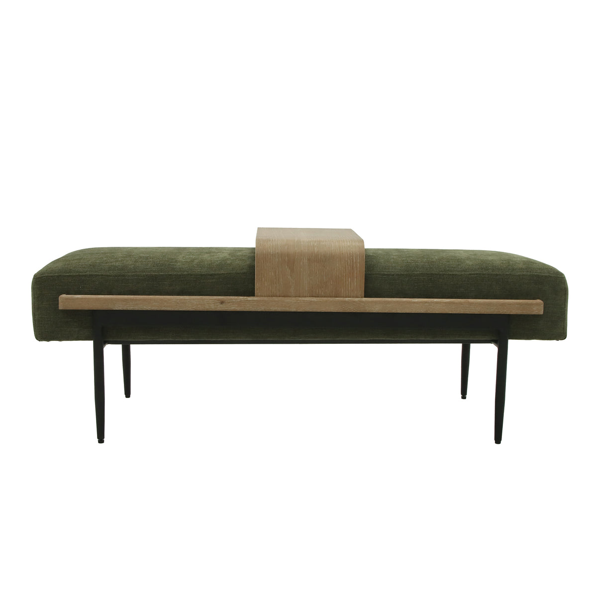 Cocktail Ottoman with slide tray
