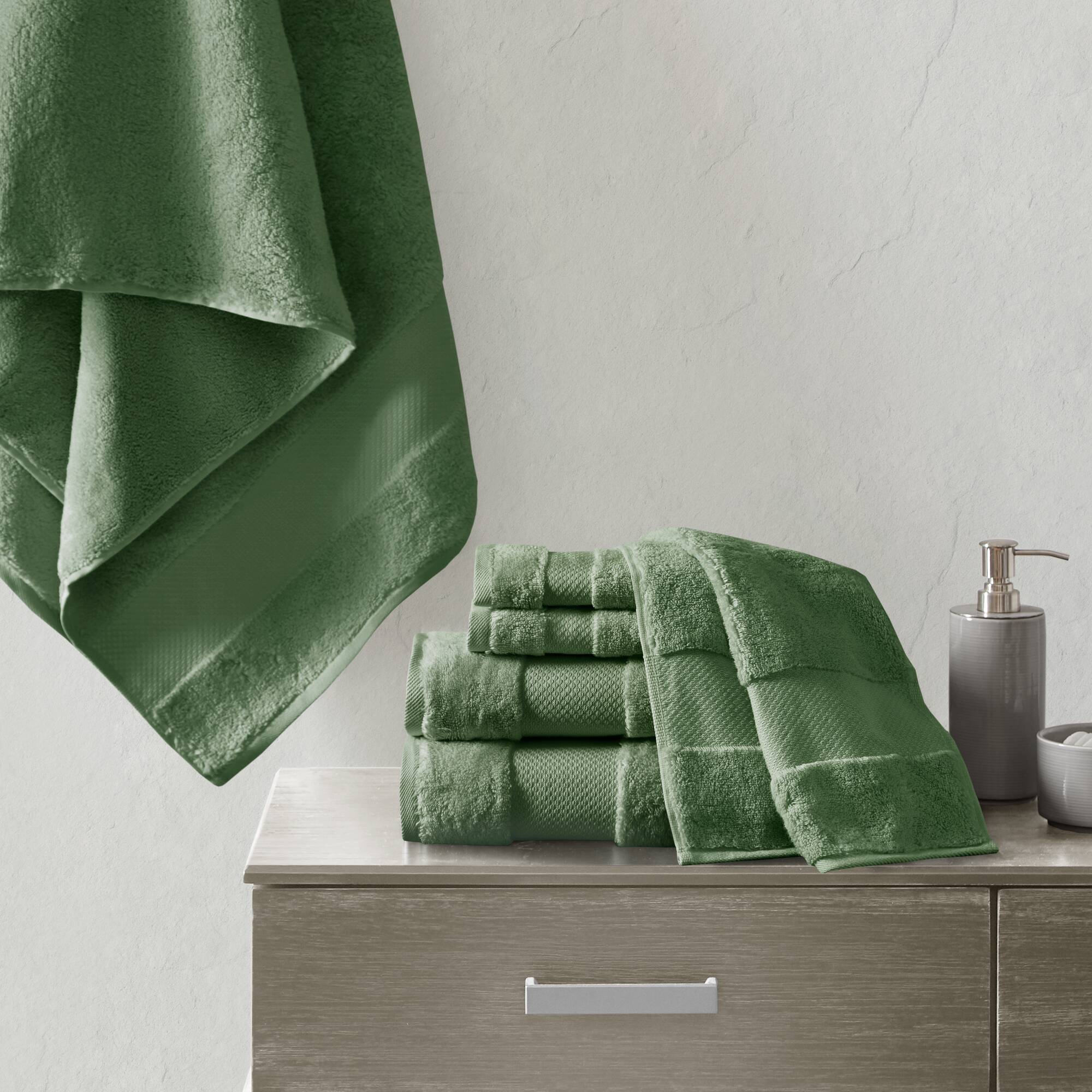 100% Cotton 8 Piece Antimicrobial Towel Set