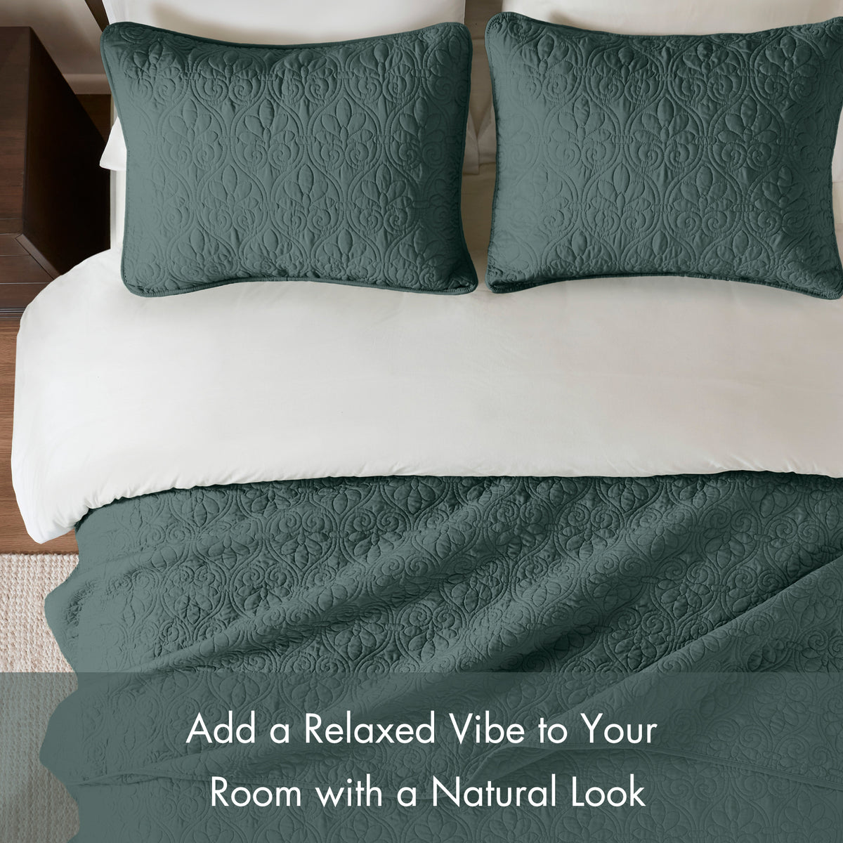 3 Piece Reversible Quilt Set