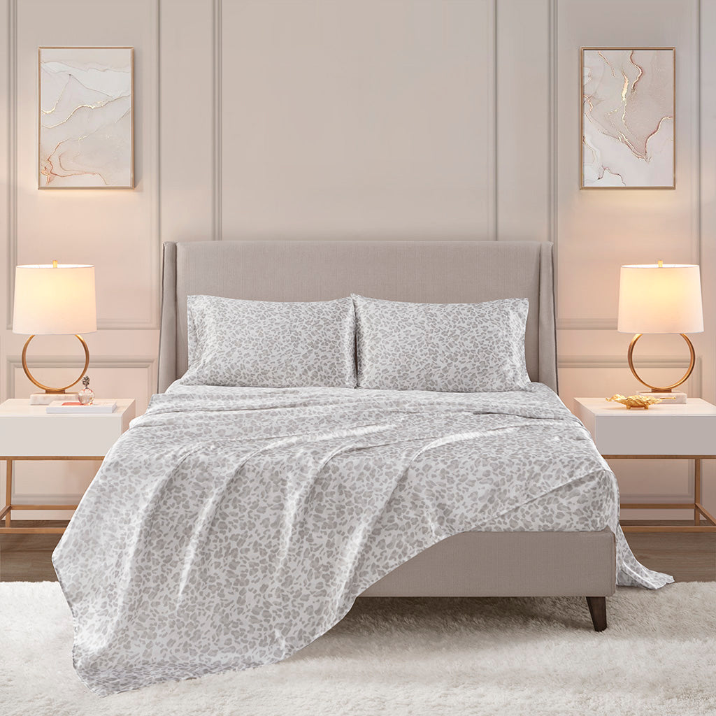 Printed Satin Sheet Set