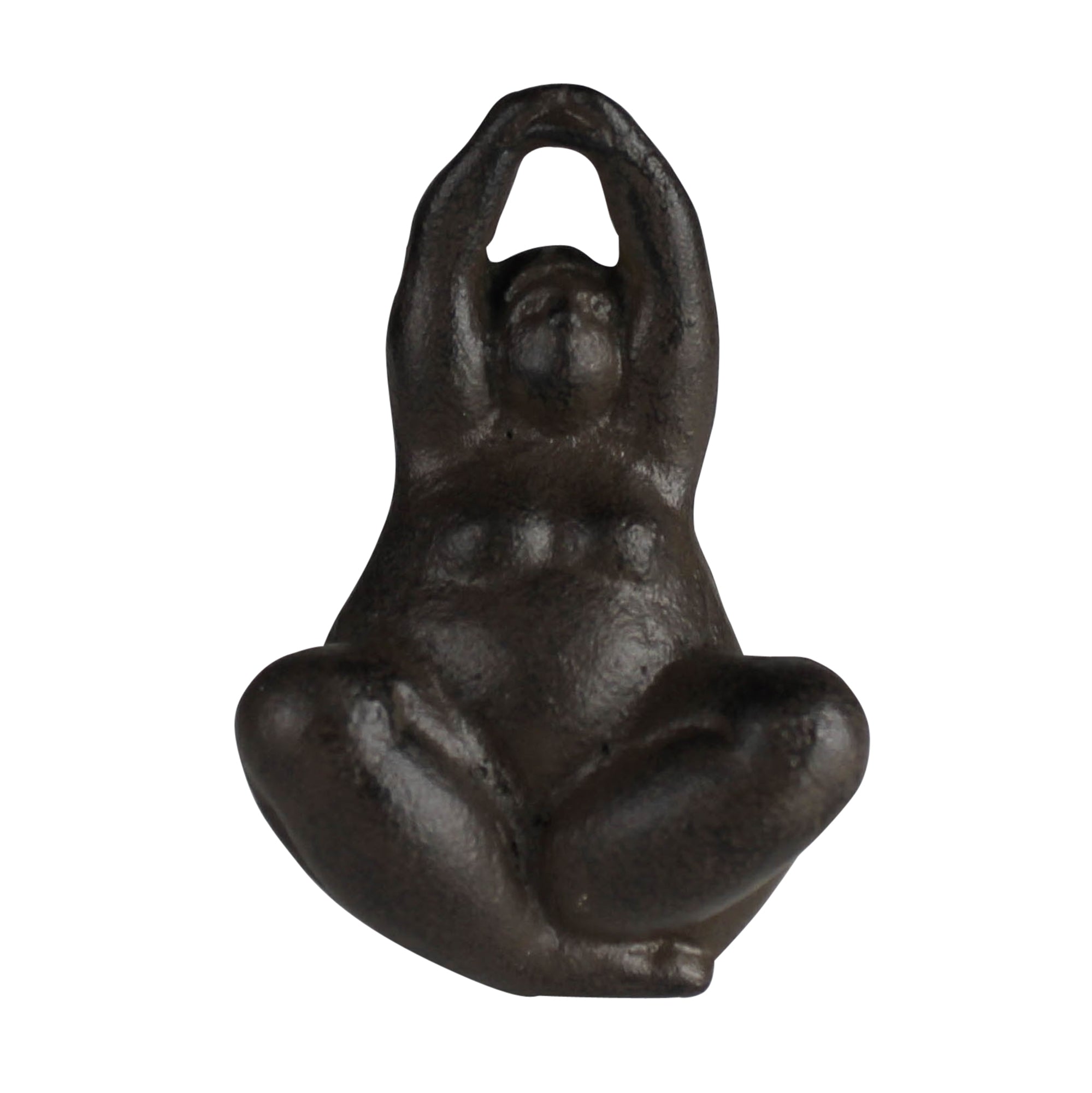 Meditating Lady, Cast Iron